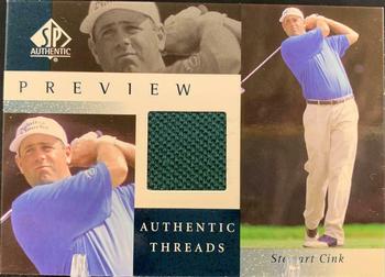 2001 Upper Deck - SP Authentic Preview Authentic Threads #SC-AT Stewart Cink Front