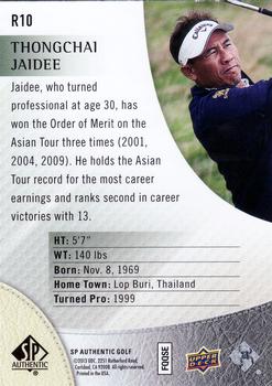 2014 SP Authentic - Rookie Extended #R10 Thongchai Jaidee Back
