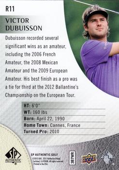 2014 SP Authentic - Rookie Extended #R11 Victor Dubuisson Back