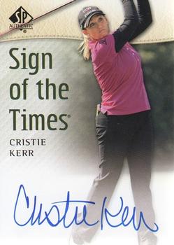 2014 SP Authentic - Sign of the Times #SOTT-CK Cristie Kerr Front
