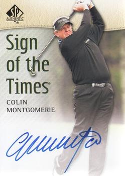 2014 SP Authentic - Sign of the Times #SOTT-CM Colin Montgomerie Front