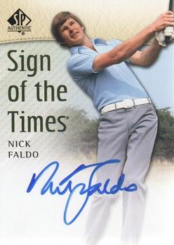 2014 SP Authentic - Sign of the Times #SOTT-NF Nick Faldo Front
