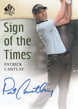 2014 SP Authentic - Sign of the Times #SOTT-PY Patrick Cantlay Front