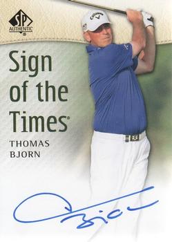 2014 SP Authentic - Sign of the Times #SOTT-TB Thomas Bjorn Front