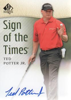 2014 SP Authentic - Sign of the Times #SOTT-TP Ted Potter Jr. Front