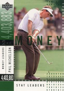 2002 Upper Deck - Stat Leaders #SL12 Phil Mickelson Front