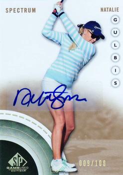 2014 SP Game Used - Spectrum Autographs #30 Natalie Gulbis Front