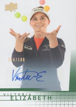 2014 SP Game Used - Retro Rookies Spectrum Autographs #R51 Victoria Elizabeth Front
