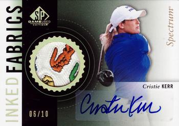 2014 SP Game Used - Inked Fabrics Spectrum #IF-CK Cristie Kerr Front