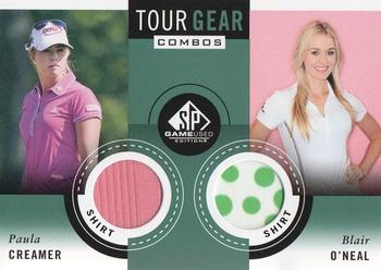 2014 SP Game Used - Tour Gear Combos #TG2-CO Paula Creamer / Blair O'Neal Front