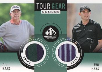 2014 SP Game Used - Tour Gear Combos #TG2HH Bill Haas / Jay Haas Front
