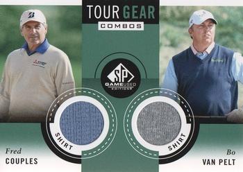 2014 SP Game Used - Tour Gear Combos #TG2-PC Fred Couples / Bo Van Pelt Front
