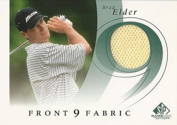 2002 SP Game Used - Front 9 Fabric #F9S-BE Brad Elder Front