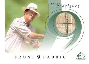 2002 SP Game Used - Front 9 Fabric #F9S-CR Chi Chi Rodriguez Front