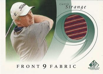 2002 SP Game Used - Front 9 Fabric #F9S-ST Curtis Strange Front