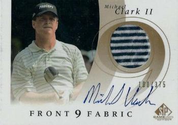 2002 SP Game Used - Front 9 Fabric Autograph #F9S-CA Michael Clark II Front