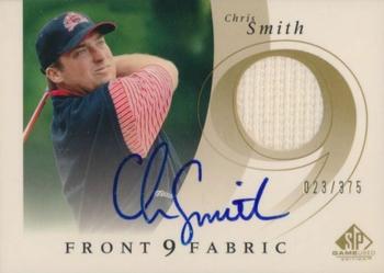 2002 SP Game Used - Front 9 Fabric Autograph #F9S-CS Chris Smith Front