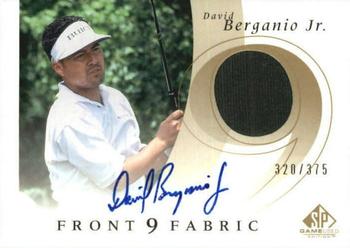 2002 SP Game Used - Front 9 Fabric Autograph #F9S-DB David Berganio Jr. Front