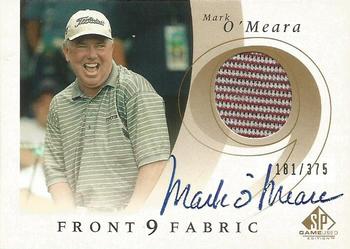 2002 SP Game Used - Front 9 Fabric Autograph #F9S-MO Mark O'Meara Front