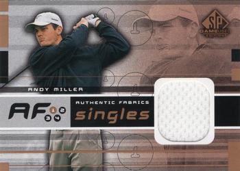 2003 SP Game Used - Authentic Fabrics Singles #AF-AM Andy Miller Front