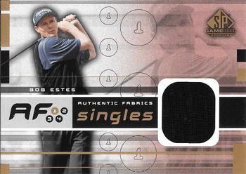 2003 SP Game Used - Authentic Fabrics Singles #AF-BE Bob Estes Front