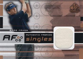 2003 SP Game Used - Authentic Fabrics Singles #AF-BF Brad Faxon Front