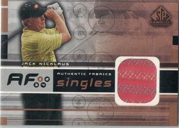 2003 SP Game Used - Authentic Fabrics Singles #AF-JN Jack Nicklaus Front