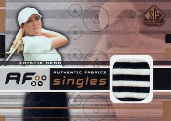 2003 SP Game Used - Authentic Fabrics Singles #AF-KE Cristie Kerr Front