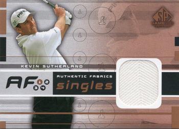 2003 SP Game Used - Authentic Fabrics Singles #AF-KS Kevin Sutherland Front