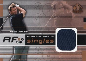 2003 SP Game Used - Authentic Fabrics Singles #AF-NF Nick Faldo Front