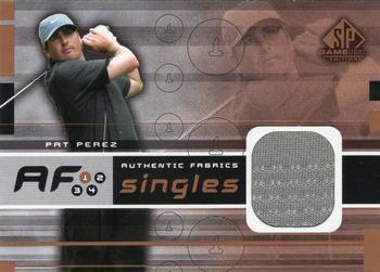 2003 SP Game Used - Authentic Fabrics Singles #AF-PP Pat Perez Front