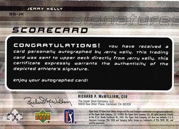 2003 SP Game Used - Scorecard Signatures #SS-JK Jerry Kelly Back