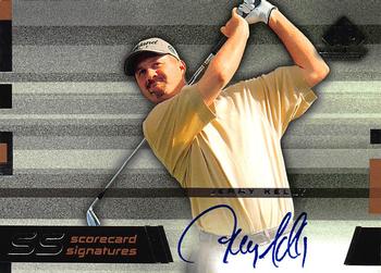 2003 SP Game Used - Scorecard Signatures #SS-JK Jerry Kelly Front