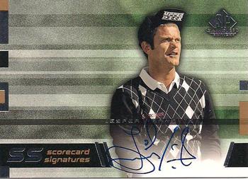 2003 SP Game Used - Scorecard Signatures #SS-JP4 Jesper Parnevik Front