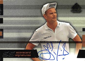 2003 SP Game Used - Scorecard Signatures #SS-JP5 Jesper Parnevik Front