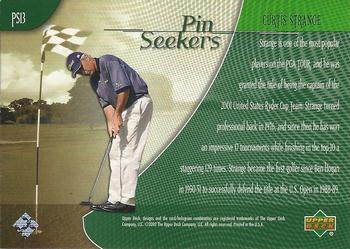 2002 Upper Deck - Pin Seekers #PS13 Curtis Strange Back