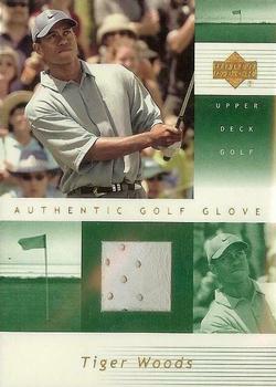 2002 Upper Deck - Authentic Golf Glove #TW-G Tiger Woods Front