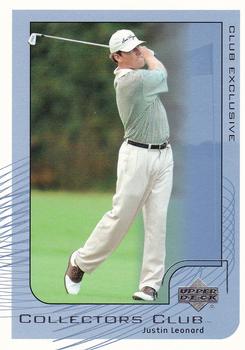 2002 Upper Deck - Collector's Club #PGA13 Justin Leonard Front