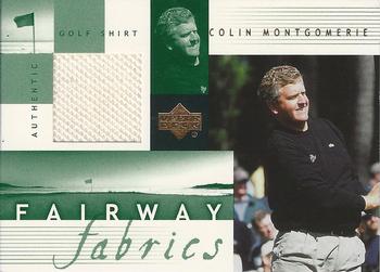 2002 Upper Deck - Fairway Fabrics #CM-FF Colin Montgomerie Front