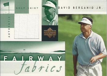 2002 Upper Deck - Fairway Fabrics #DB-FF David Berganio Jr. Front