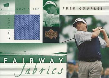 2002 Upper Deck - Fairway Fabrics #FC-FF Fred Couples Front