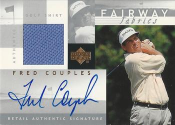 2002 Upper Deck - Fairway Fabrics Signatures Silver #FCAFF Fred Couples Front