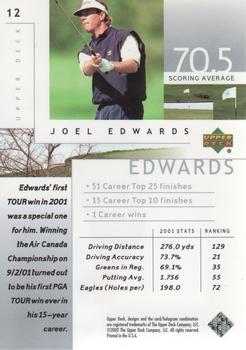 2002 Upper Deck - Silver #12 Joel Edwards Back