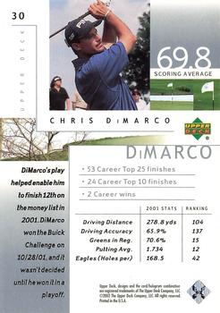 2002 Upper Deck - Silver #30 Chris DiMarco Back