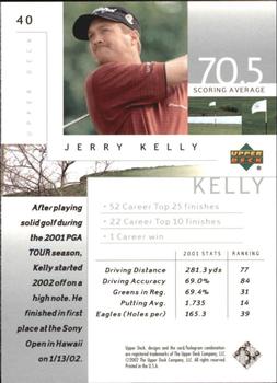2002 Upper Deck - Silver #40 Jerry Kelly Back
