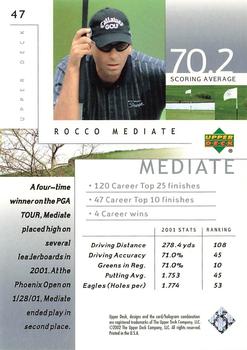 2002 Upper Deck - Silver #47 Rocco Mediate Back