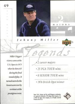 2002 Upper Deck - Silver #49 Johnny Miller Back