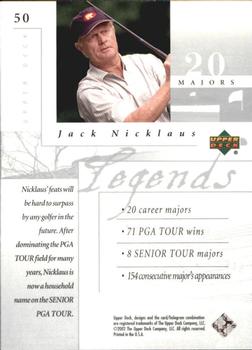 2002 Upper Deck - Silver #50 Jack Nicklaus Back