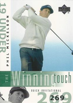 2002 Upper Deck - Winning Touch #WT6 Phil Mickelson Front