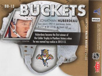 2014-15 Ultra - Buckets #BB-13 Jonathan Huberdeau Back